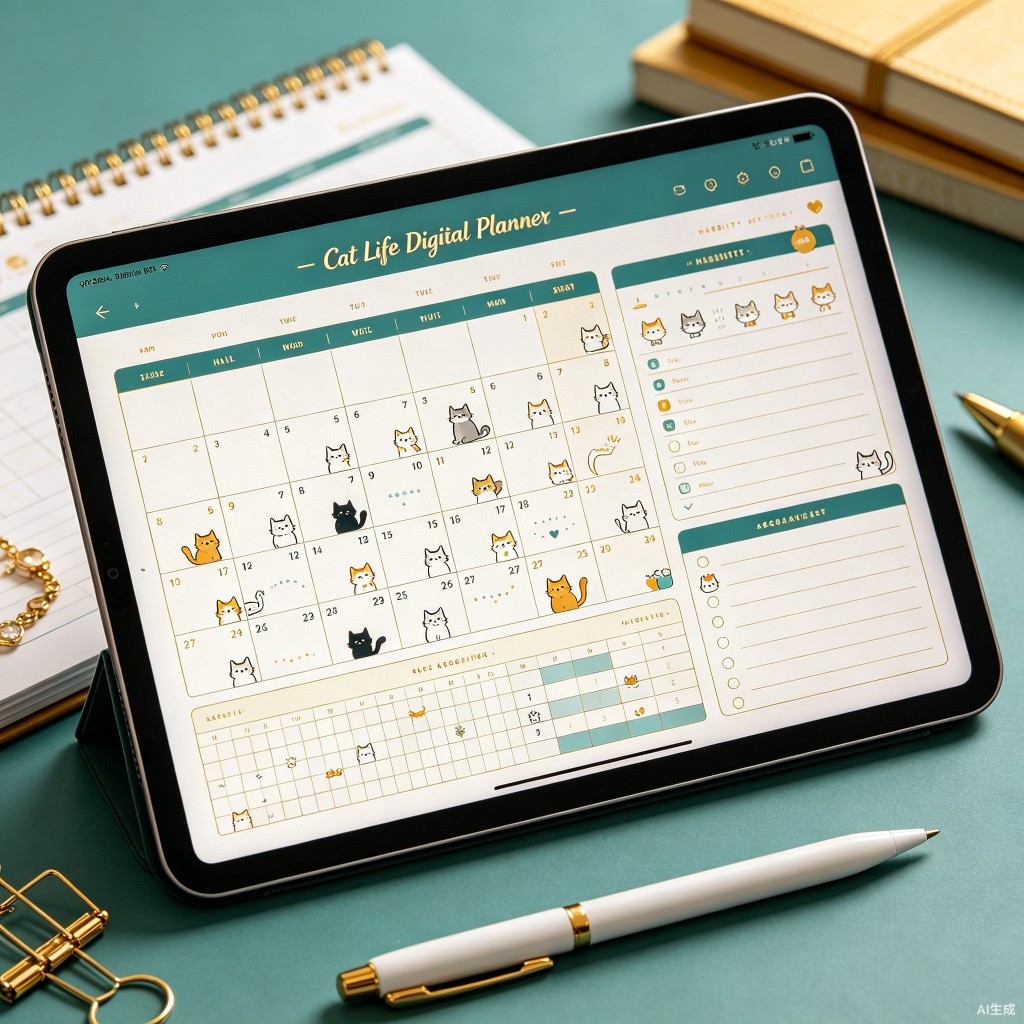 Cat Life Digital Planner