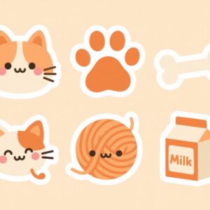Kawaii Cat Sticker Pack